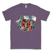 Lavender American wines Classic Tee - FaDigitalArtStudio