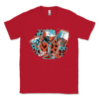 Red American wines Classic Tee - FaDigitalArtStudio