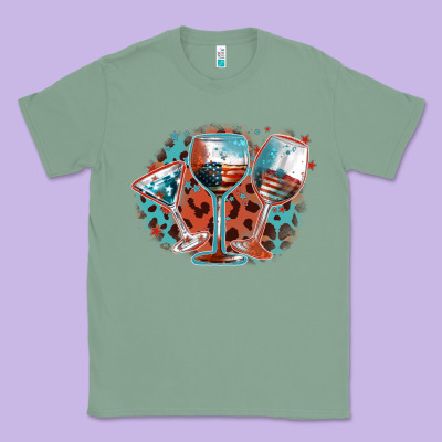 American Wines Classic Tee Designed By Fadigitalartstudio