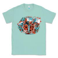 Seafoam American wines Classic Tee - FaDigitalArtStudio
