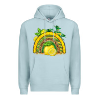 Blue Mist lemon  rainbow Premium Hoodie - BarkalooDesign