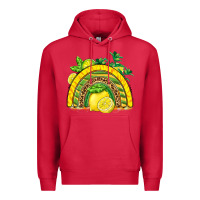 Cardinal lemon  rainbow Premium Hoodie - BarkalooDesign