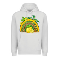 Dove Grey lemon  rainbow Premium Hoodie - BarkalooDesign