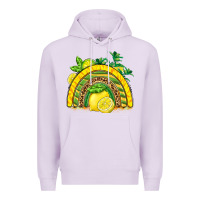 Lilac lemon  rainbow Premium Hoodie - BarkalooDesign