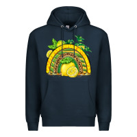 Navy lemon  rainbow Premium Hoodie - BarkalooDesign