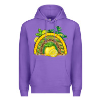 Purple lemon  rainbow Premium Hoodie - BarkalooDesign