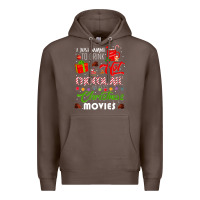 Coffee i just want to drink hot chocolate watch christmas movies premium Premium Hoodie - baoMotion