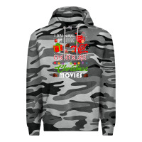 Slate Camo i just want to drink hot chocolate watch christmas movies premium Premium Hoodie - baoMotion