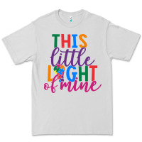 Dove Grey This Little Light Of Mine Premium Tee - CowhideDigitalArt