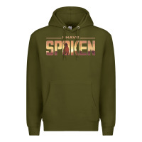 Army Green i have spoken Premium Hoodie - baoMotion