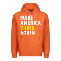 Carrot Make America Think Again Funny Elections President Politics Premium Hoodie - baoMotion