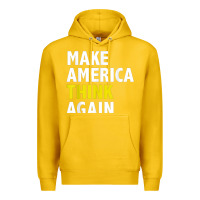 Lemon Make America Think Again Funny Elections President Politics Premium Hoodie - baoMotion