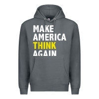 Rock Make America Think Again Funny Elections President Politics Premium Hoodie - baoMotion