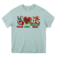 Arona Peace Love Day Of The Dead Heavy Core Tee - BundleAndBundleShop