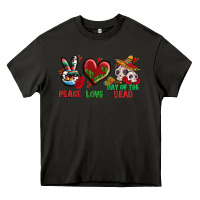 Asphalt Peace Love Day Of The Dead Heavy Core Tee - BundleAndBundleShop