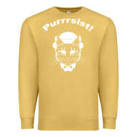 Antique Gold Purrrsist Premium Sweatshirt - Bettercallsaul