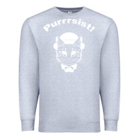 Heather Grey Purrrsist Premium Sweatshirt - Bettercallsaul