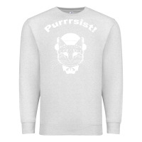 Oatmeal Heather Purrrsist Premium Sweatshirt - Bettercallsaul