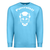 Ocean Blue Purrrsist Premium Sweatshirt - Bettercallsaul