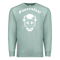 Seafoam Purrrsist Premium Sweatshirt - Bettercallsaul
