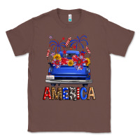 Chestnut Western Fourth Of July America Truck Classic Tee - FaDigitalArtStudio