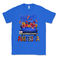 True Royal Western Fourth Of July America Truck Classic Tee - FaDigitalArtStudio