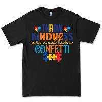 Black Throw kindness around like confetti Premium Tee - CowhideDigitalArt