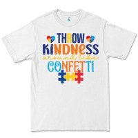 White Throw kindness around like confetti Premium Tee - CowhideDigitalArt