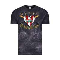 Cloud Black all you need is love baseball Vintage Tee - CowhideDigitalArt