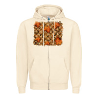 Sandshell autumn leafe backround Zipper Hoodie - RanaPortraitStore