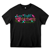 Black We Fight Together Heavy Core Tee - BundleAndBundleShop