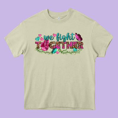 We Fight Together Heavy Core Tee Designed By Bundleandbundleshop