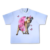 Grape Ice Baby Hyena With Tutu Urban Heavy Tee - LillyAllenDesigns