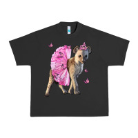 Pigment Black Baby Hyena With Tutu Urban Heavy Tee - LillyAllenDesigns
