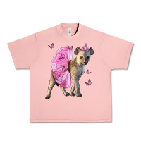 Salmon Baby Hyena With Tutu Urban Heavy Tee - LillyAllenDesigns
