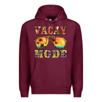 Burgundy vacay mode Premium Hoodie - BarkalooDesign