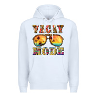 White vacay mode Premium Hoodie - BarkalooDesign