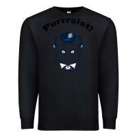 Black Purrrsist Premium Sweatshirt - Bettercallsaul