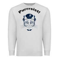 Dove Grey Purrrsist Premium Sweatshirt - Bettercallsaul