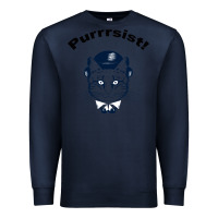Navy Purrrsist Premium Sweatshirt - Bettercallsaul