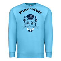 Ocean Blue Purrrsist Premium Sweatshirt - Bettercallsaul