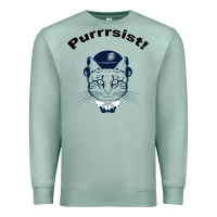 Seafoam Purrrsist Premium Sweatshirt - Bettercallsaul