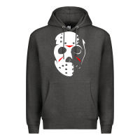 Charcoal Heather jason hockey mask halloween Premium Hoodie - baoMotion
