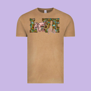 Love Pig Vintage Tee Designed By Sublimationcraftshop