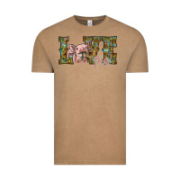 Vintage Coffee love pig Vintage Tee - SublimationCraftShop