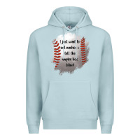 Blue Mist I Just Want To Eat Nachos and Tell The Umpire He's Blind Premium Hoodie - Jasminsmagicworld