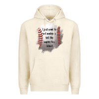 Tofu I Just Want To Eat Nachos and Tell The Umpire He's Blind Premium Hoodie - Jasminsmagicworld