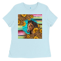 Quarter Horse Aztec Pattern Ladies Tee | Teevron