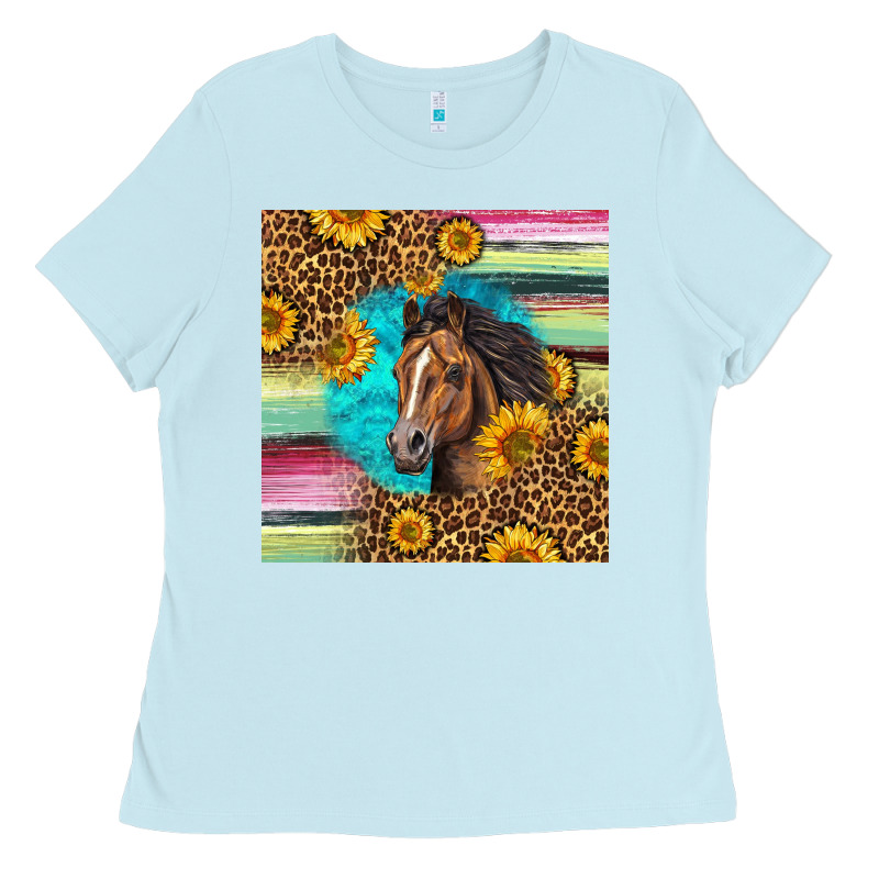 Quarter Horse Aztec Pattern Ladies Tee by LillyAllenDesigns | Teevron
