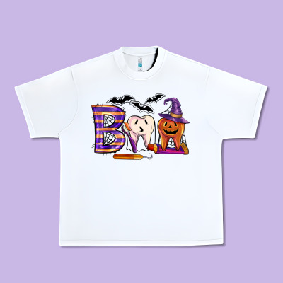 Dental Boo Halloween Urban Heavy Tee Designed By Lillyallendesigns